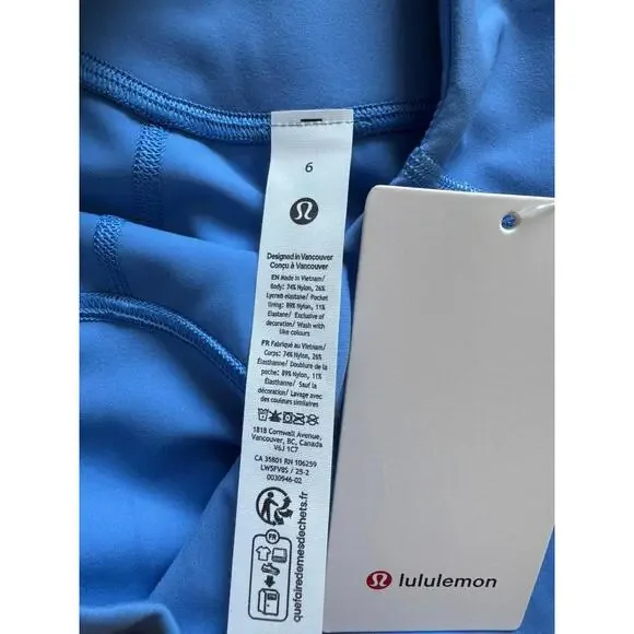 Lululemon Wunder Under SmoothCover High Rise 25” Pool Party Size 6 NWT - Picture 6 of 7
